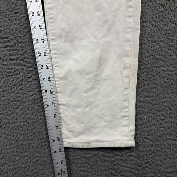 Rag & Bone Pants Mens 32x31 Ivory Beige Slim Fit Stretch Chinos Made in USA - Picture 12 of 14